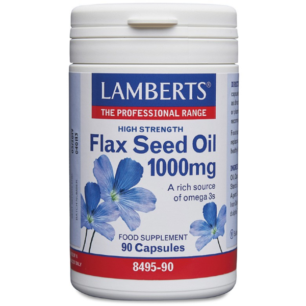 Lamberts Flaxseed Oil caps 1000mg 90's